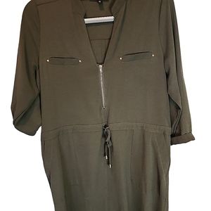 NWOT Tunic Med Papaya olive green